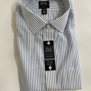 Jos A Bank Traveler shirt, 17 1/2 - 34